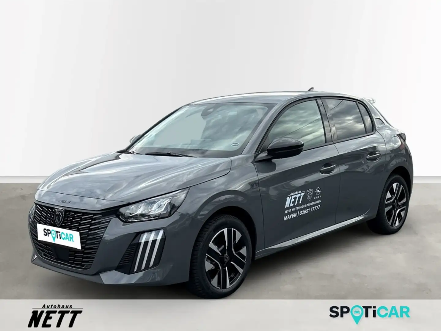 Peugeot 208 Allure Mild-Hybrid e-DSC6 110 Grau - 1