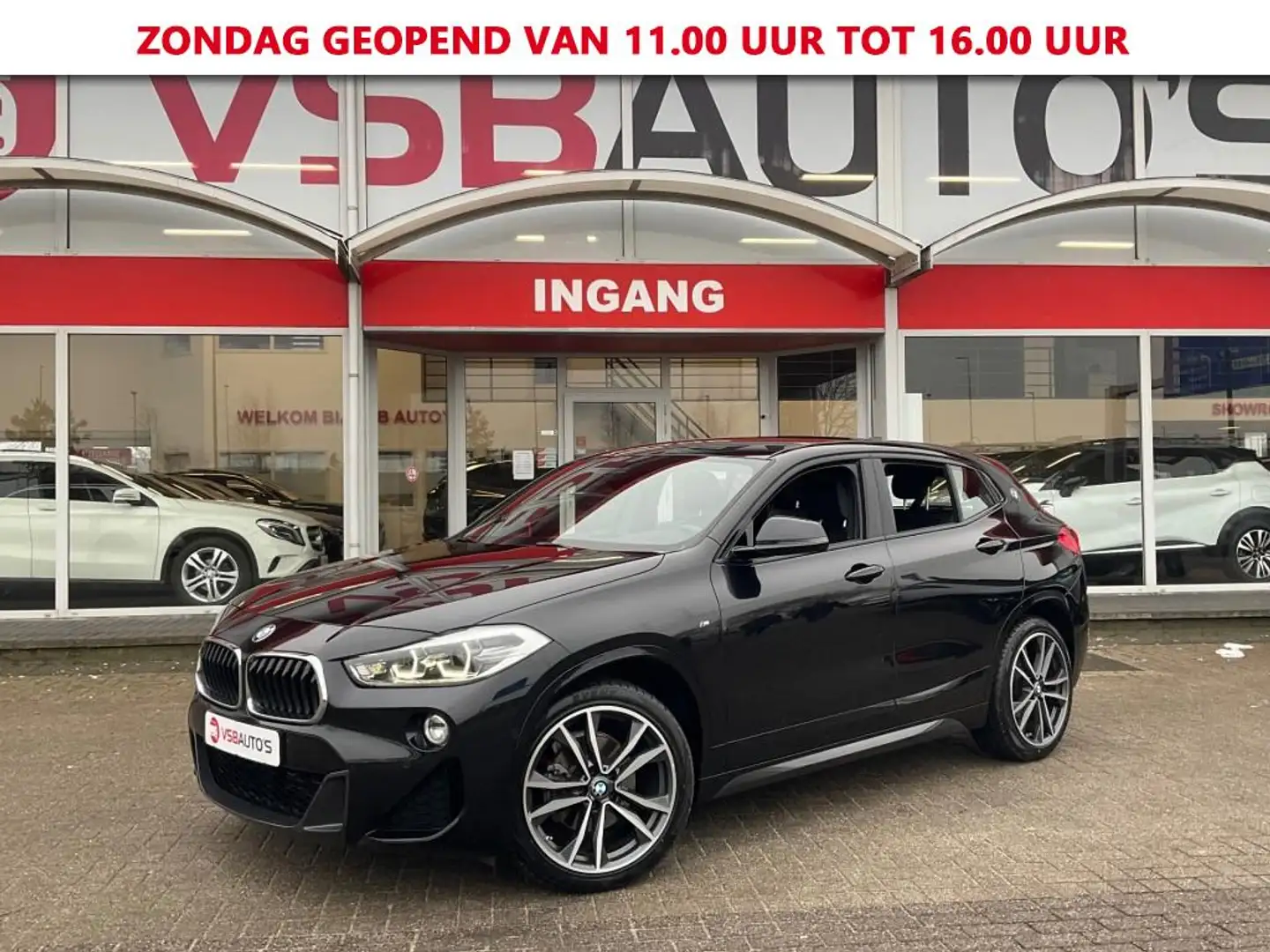 BMW X2 S-DRIVE 1.8 AUT. M-PAKKET LEER NAVI CAMERA AIRCO L Negro - 1