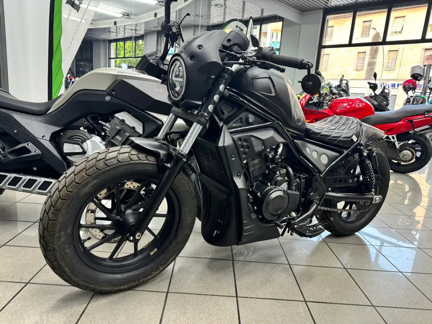 Honda CBX 500 REBEL 500 CUSTOMIZZATA NUOVA tutti gli accessori o Grigio - 2