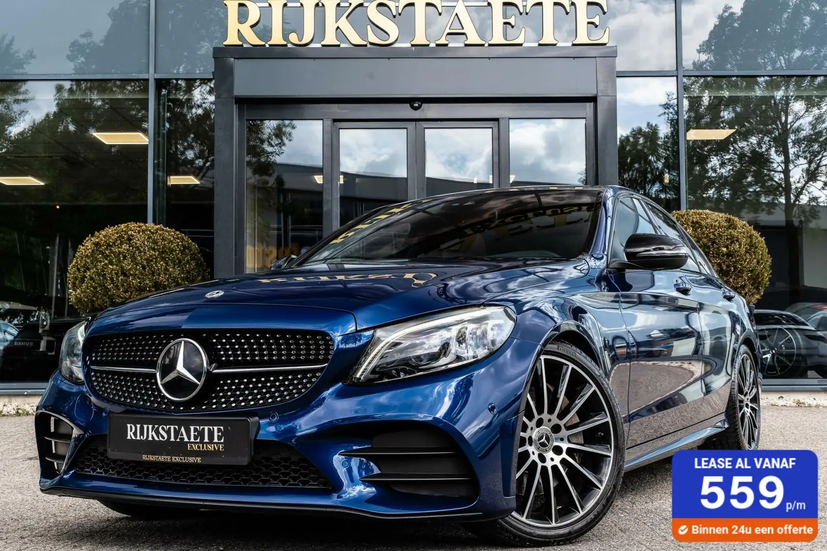 Mercedes-Benz C 300 C300 Premium AMG|PANO|ACC|BURMESTER|19'' Blu/Azzurro - 1