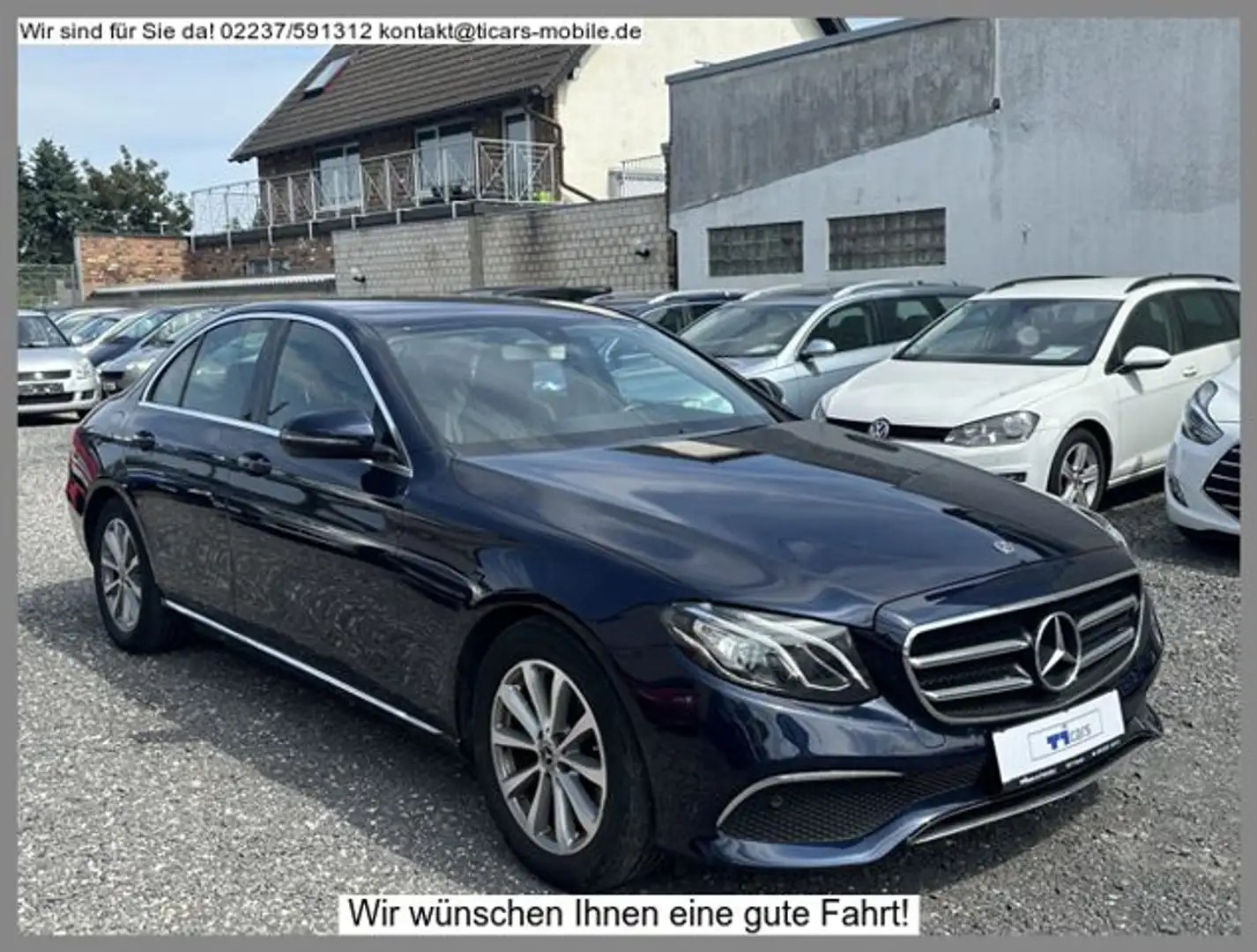 Mercedes-Benz E 200 d *1.Hand,Navi,LED,Kamera,Garantie* Blau - 2