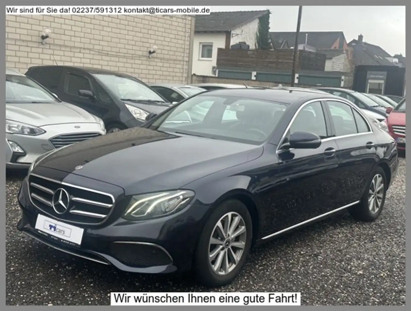 Mercedes-Benz E 200 d *1.Hand,Navi,LED,Kamera,Garantie* Bleu - 1