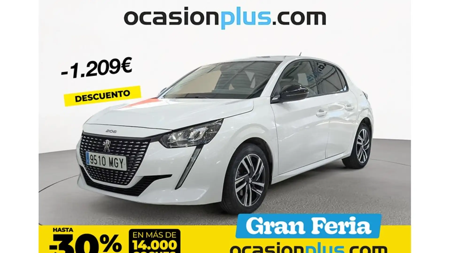 Peugeot 208 1.2 Puretech S&S Allure 100 Blanco - 1