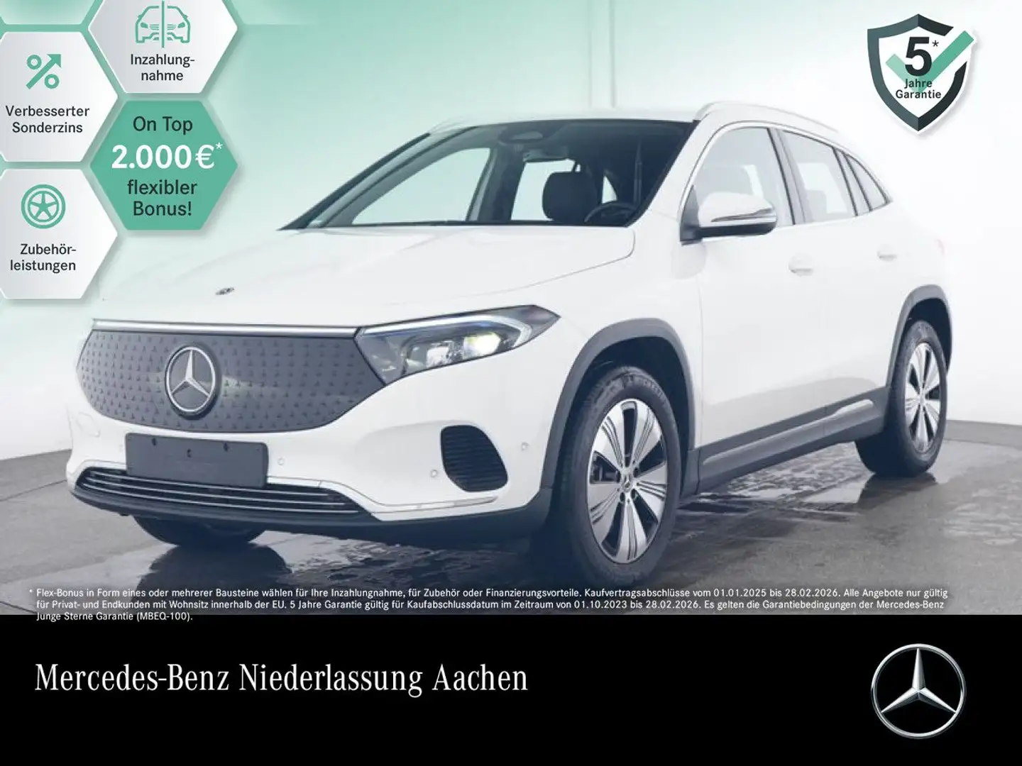 Mercedes-Benz EQA 300 4M PROG+ADVANCED+KAMERA+SPUR Weiß - 1