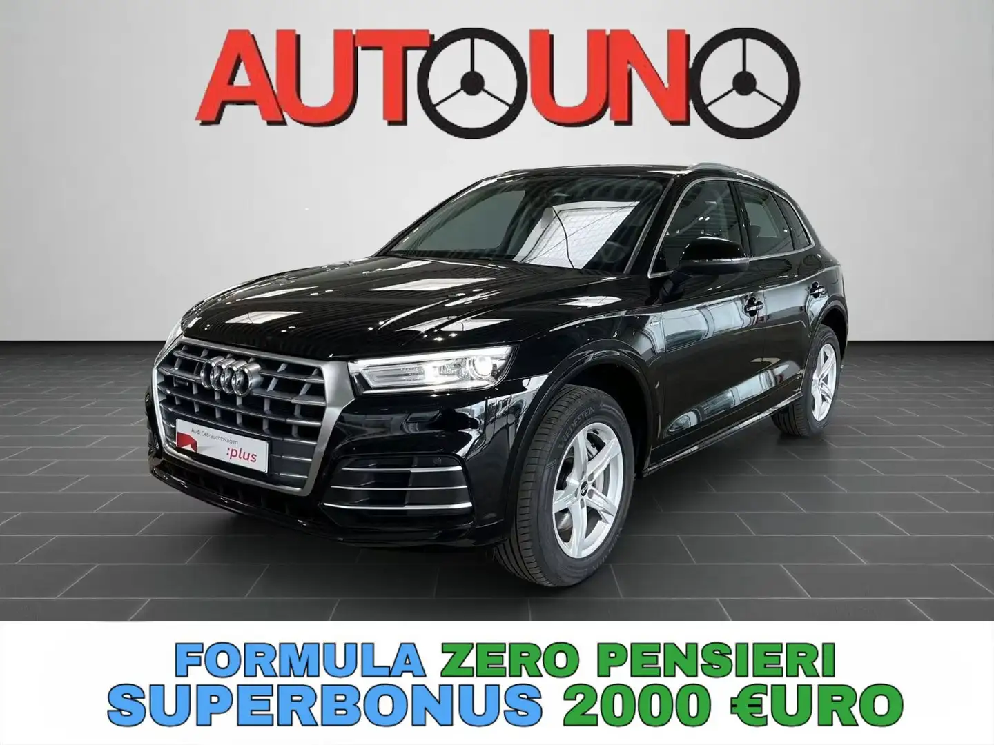 Audi Q5 50 TFSI e quattro S tronic S line plus Zwart - 1
