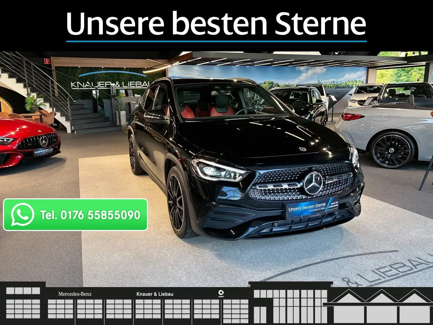 Mercedes-Benz GLA 250 GLA 250 4M AMG-Line*Night*AHK*Pano*FAP*360°* Navi Noir - 1