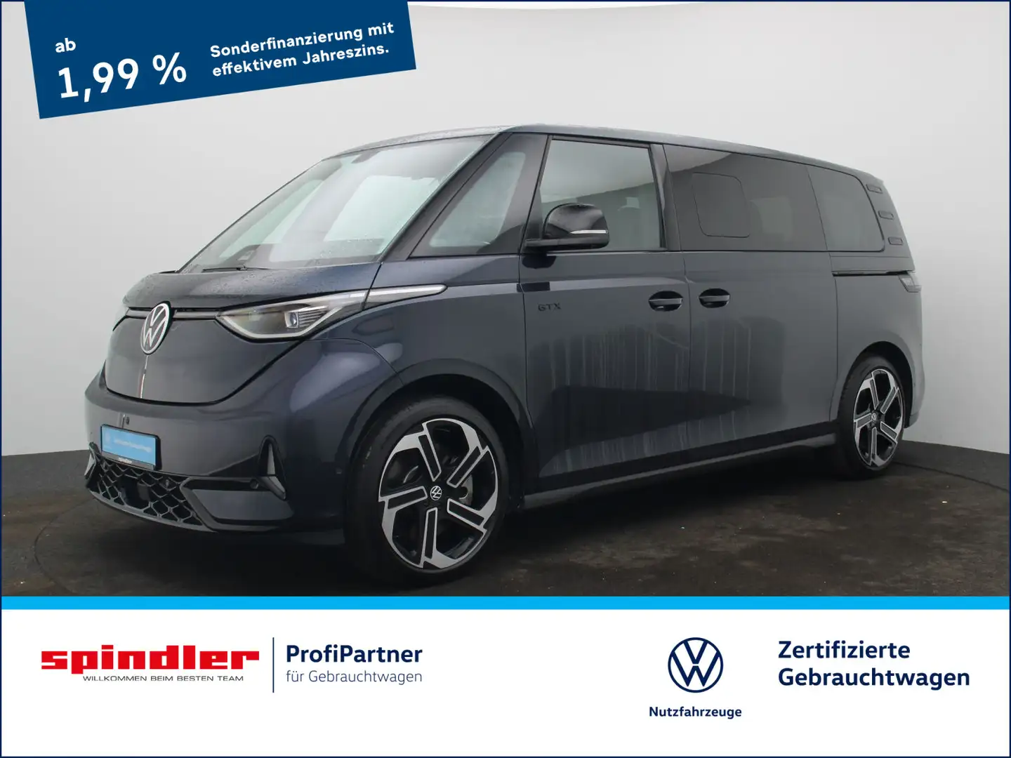 Volkswagen ID. Buzz ID.Buzz GTX 4M/ Navi, Matrix, 360°,AHK, HuD, CCS Blau - 1