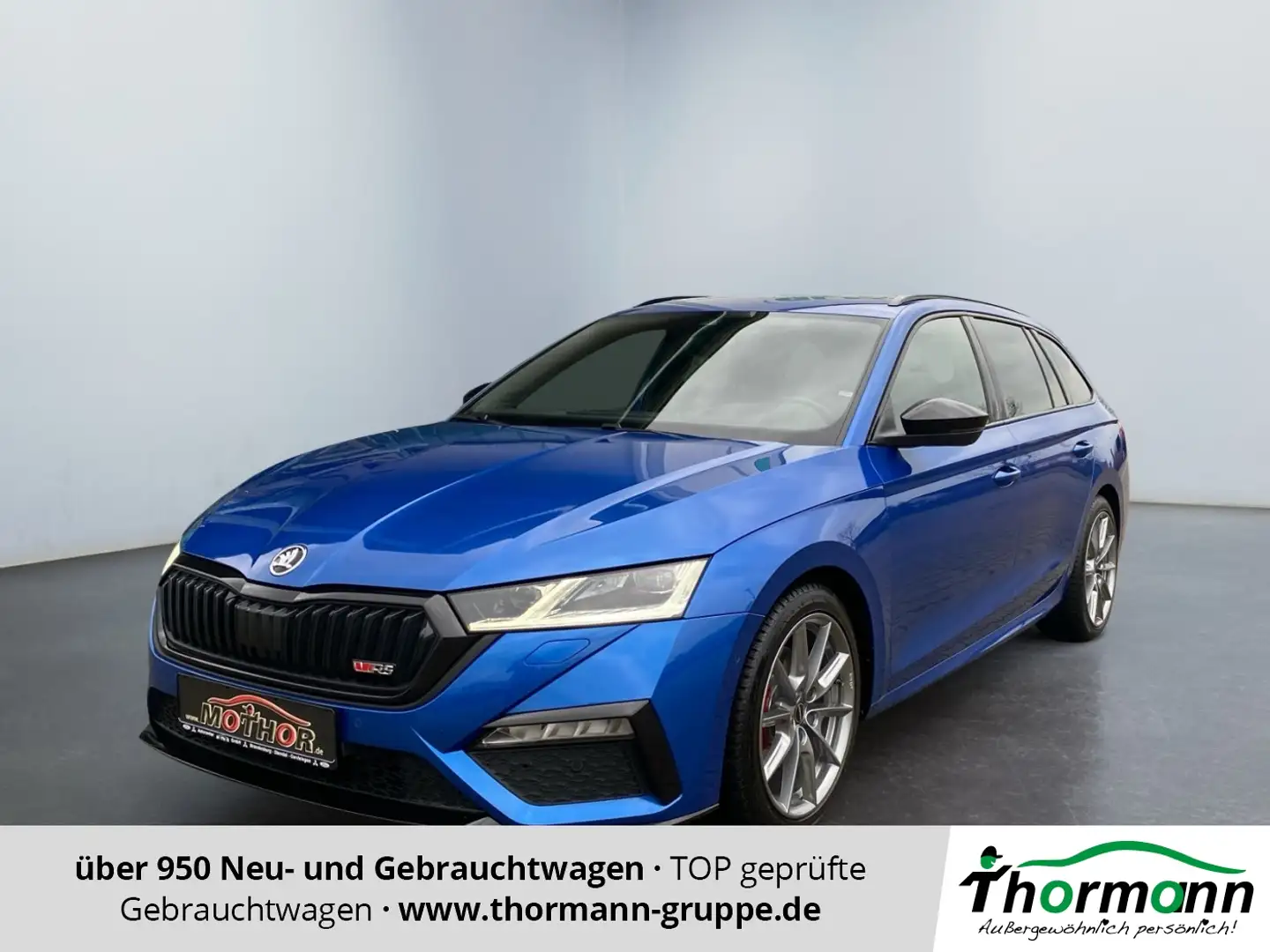 Skoda Octavia Combi RS 2.0 TDI Plus 4xSHZ ACC KAM PDC Blau - 1