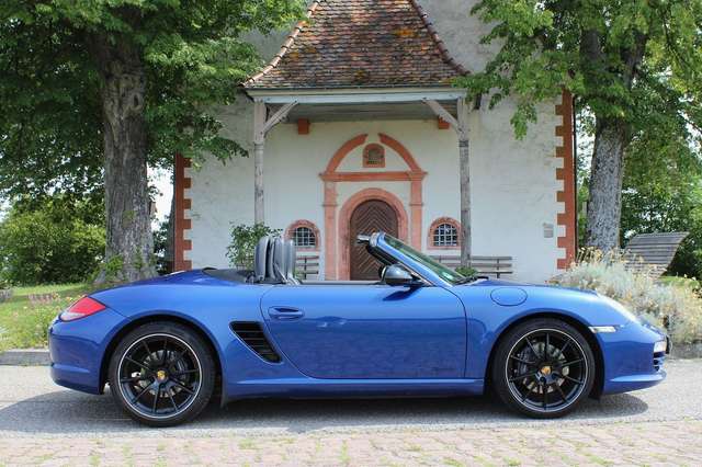 Porsche Boxster | Aquablau metallic | Design-Paket |