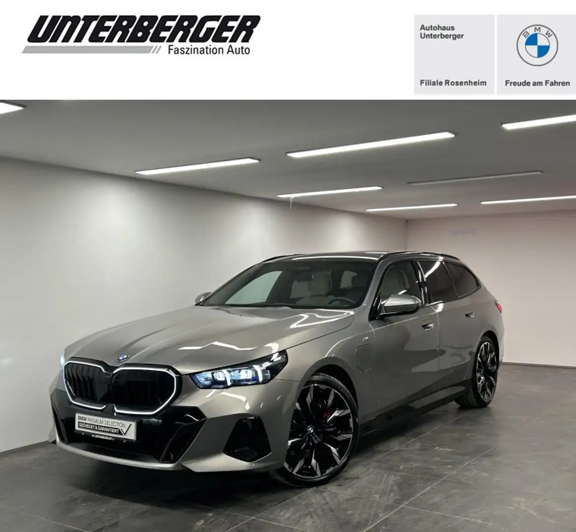 BMW 550 e xDrive Touring M Sportpaket Pro Harman/Kardon Pa Gris - 1