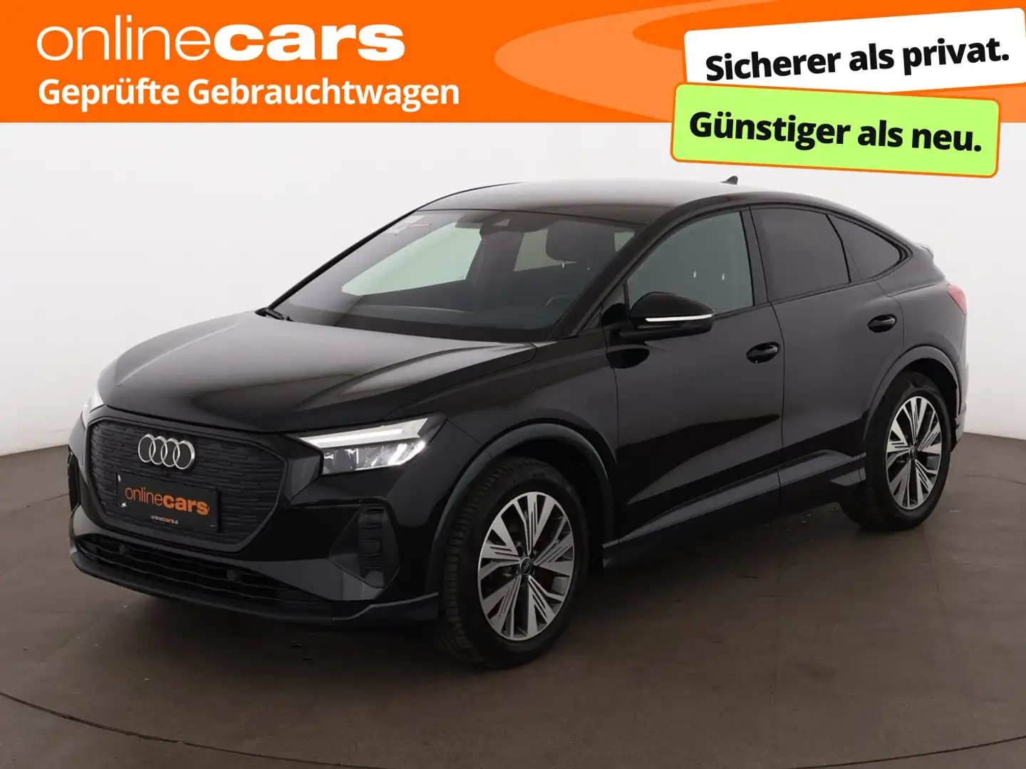 Audi Q4 e-tron SB quattro 50 82kWh Aut LED HEAD-UP NAV Schwarz - 1