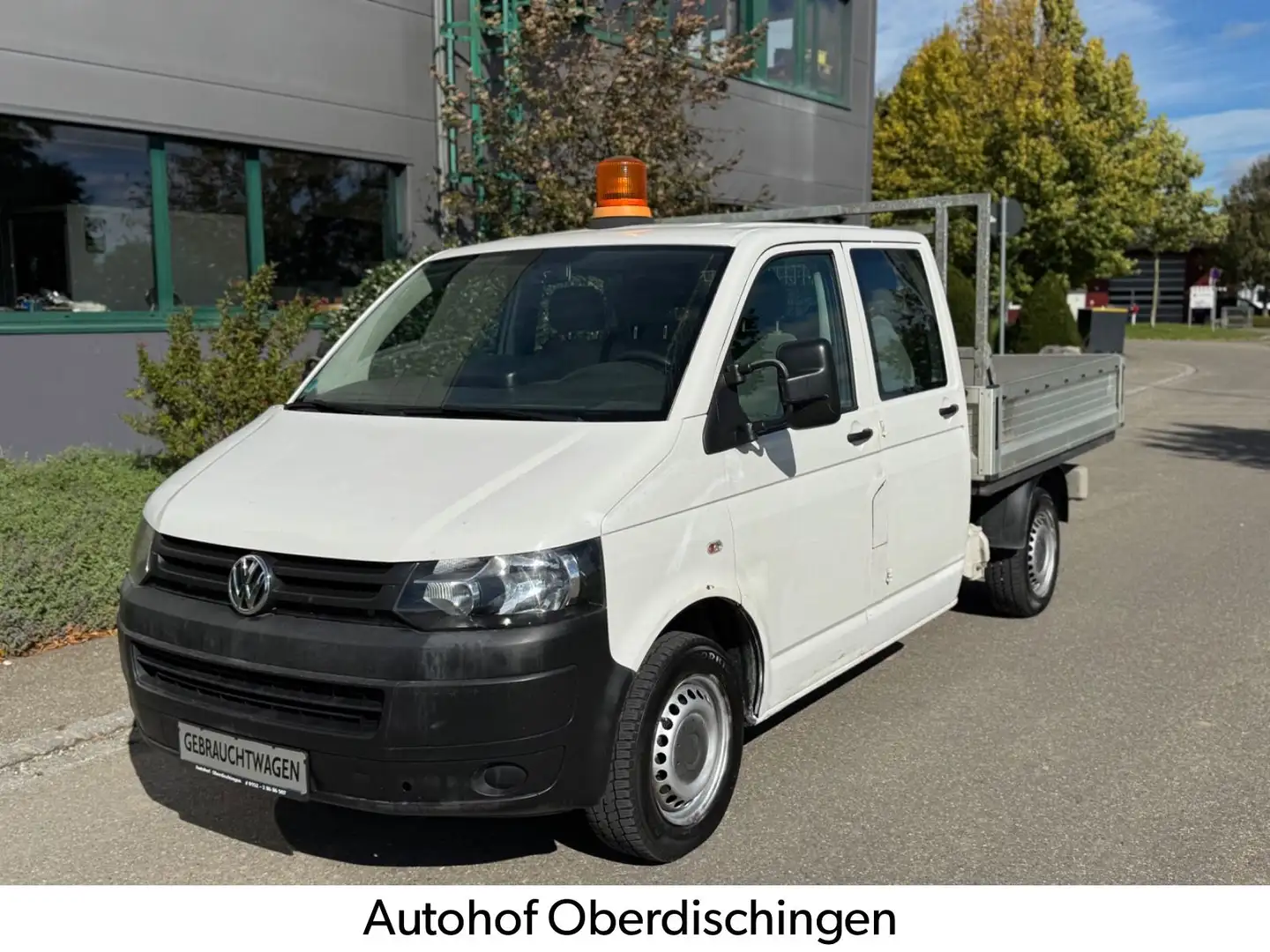 Volkswagen T5 Transporter Pritsche Pritsche Doppelkabine Weiß - 1