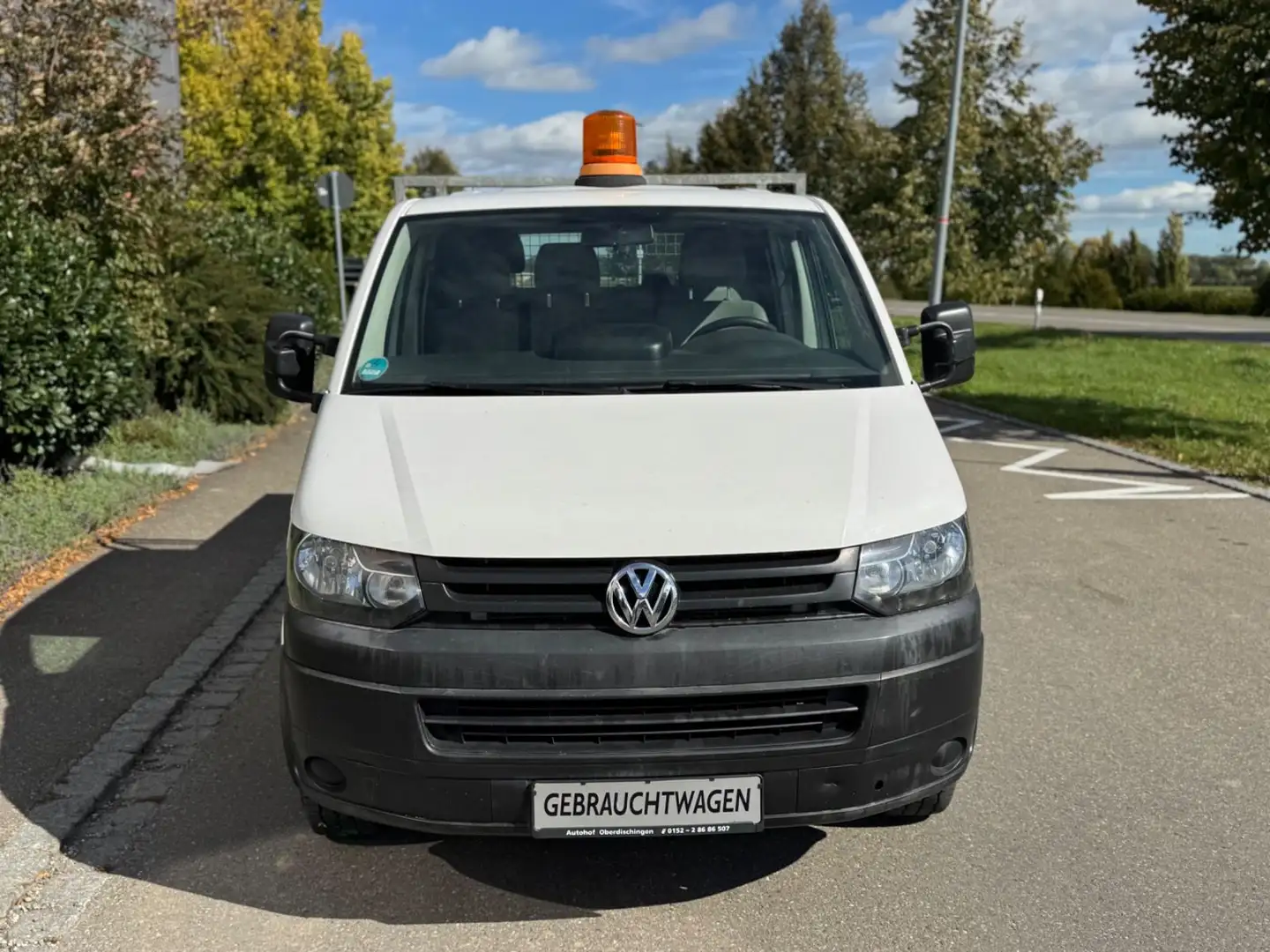 Volkswagen T5 Transporter Pritsche Pritsche Doppelkabine Weiß - 2