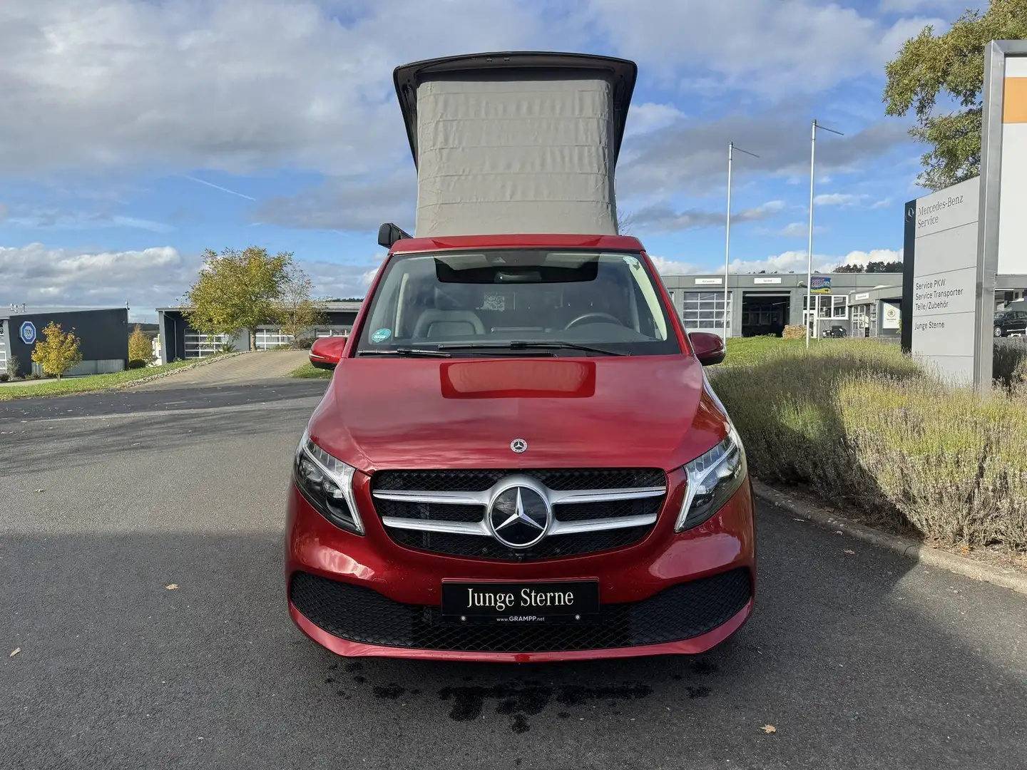 Mercedes-Benz V 300 4matic Marco Polo Leder*360°*AHK*EASYUP* Rot - 2