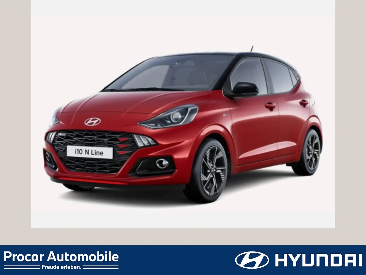 Hyundai i10 2WD N-Line N Line RFK NAVI Rouge - 1