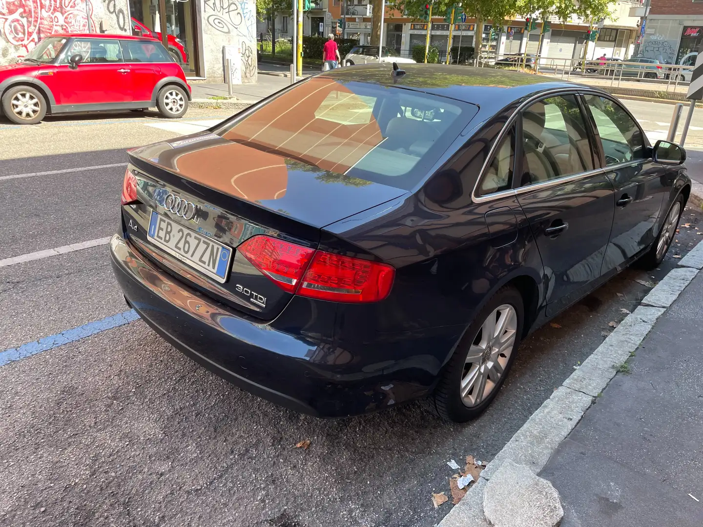 Audi A4 3.0 V6 tdi  Advanced quattro tiptronic EURO 6 FAP Blau - 2