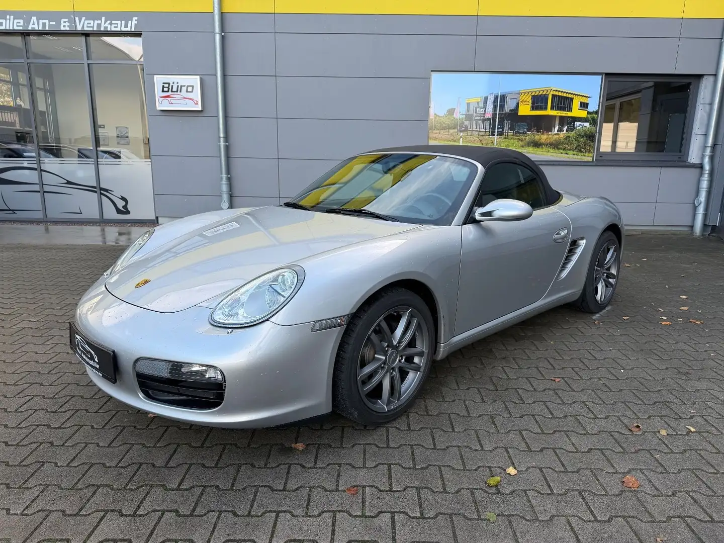 Porsche Boxster Basis/SHZ/LEDER/NAVI/8xBEREIFT/SCHECKHEF Argent - 2
