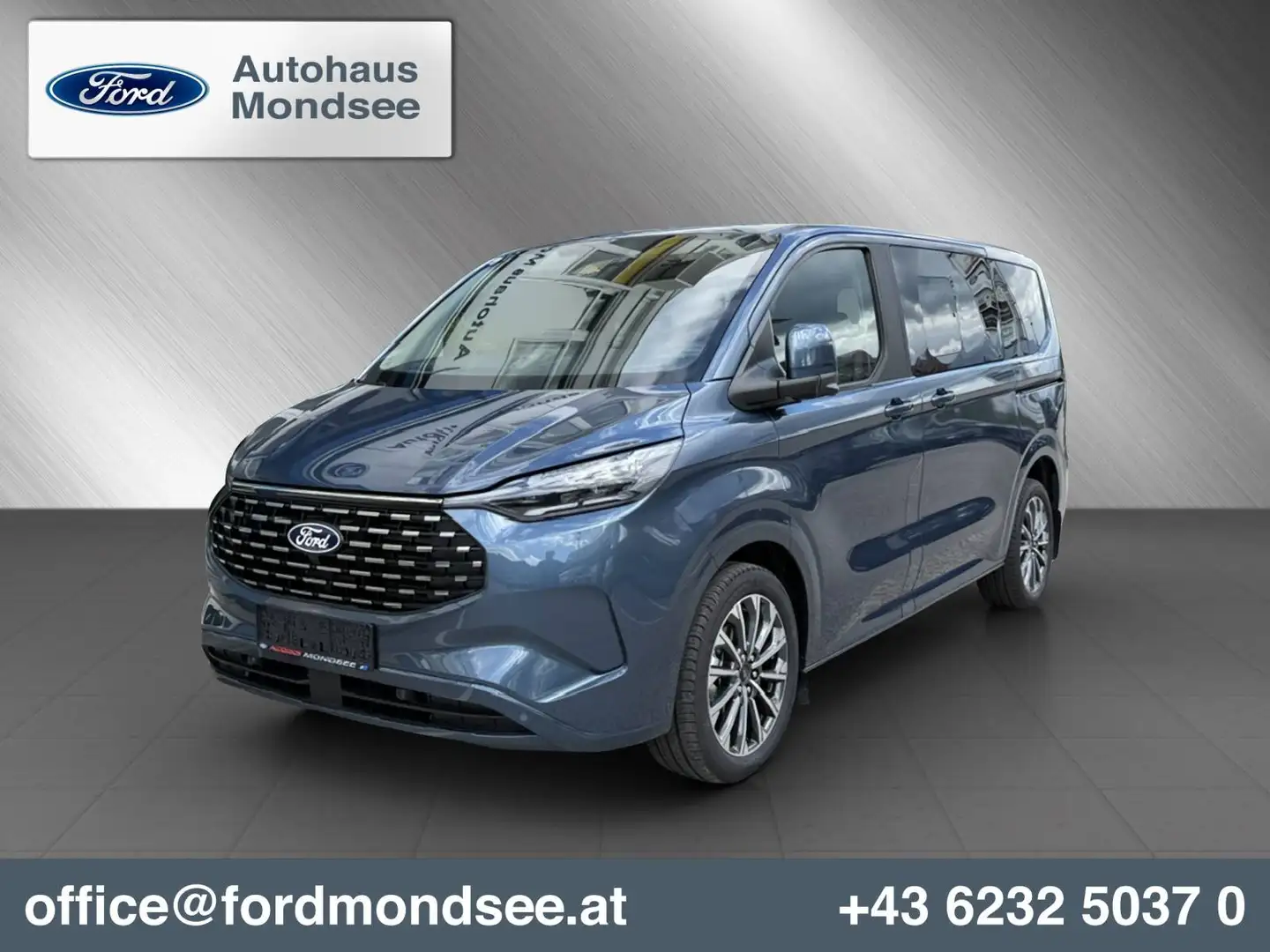 Ford Tourneo Custom Plug-in Hybrid 340 L1 Tourneo Titanium X FWD Blau - 1