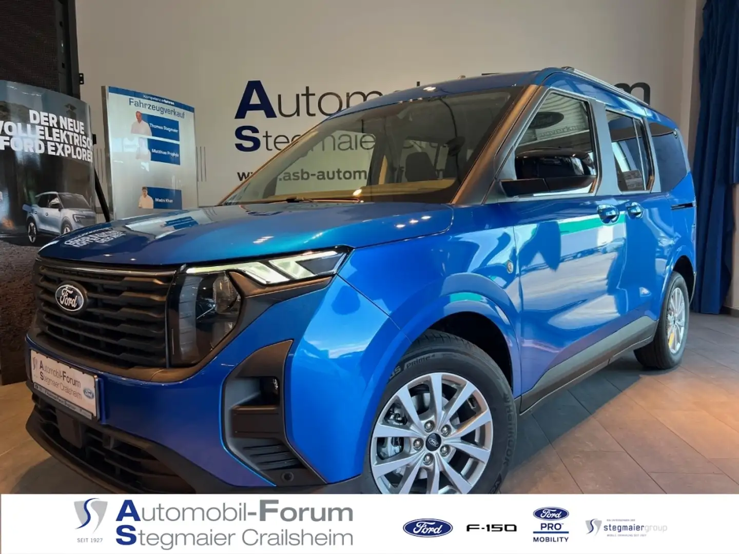 Ford Tourneo Courier 1.0 EcoBoost Titanium *ACC*NAVI*RFK* Blauw - 1