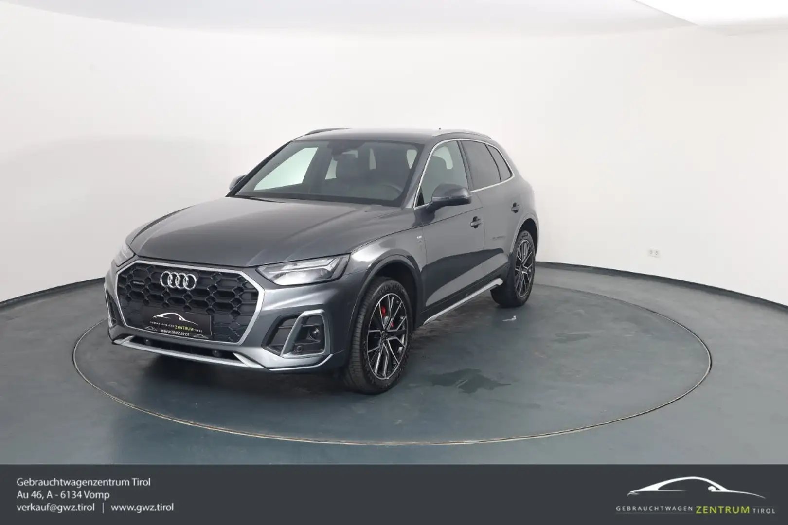 Audi Q5 40 TDI quattro S line+ AHK KEY LESS TOP! Grau - 1