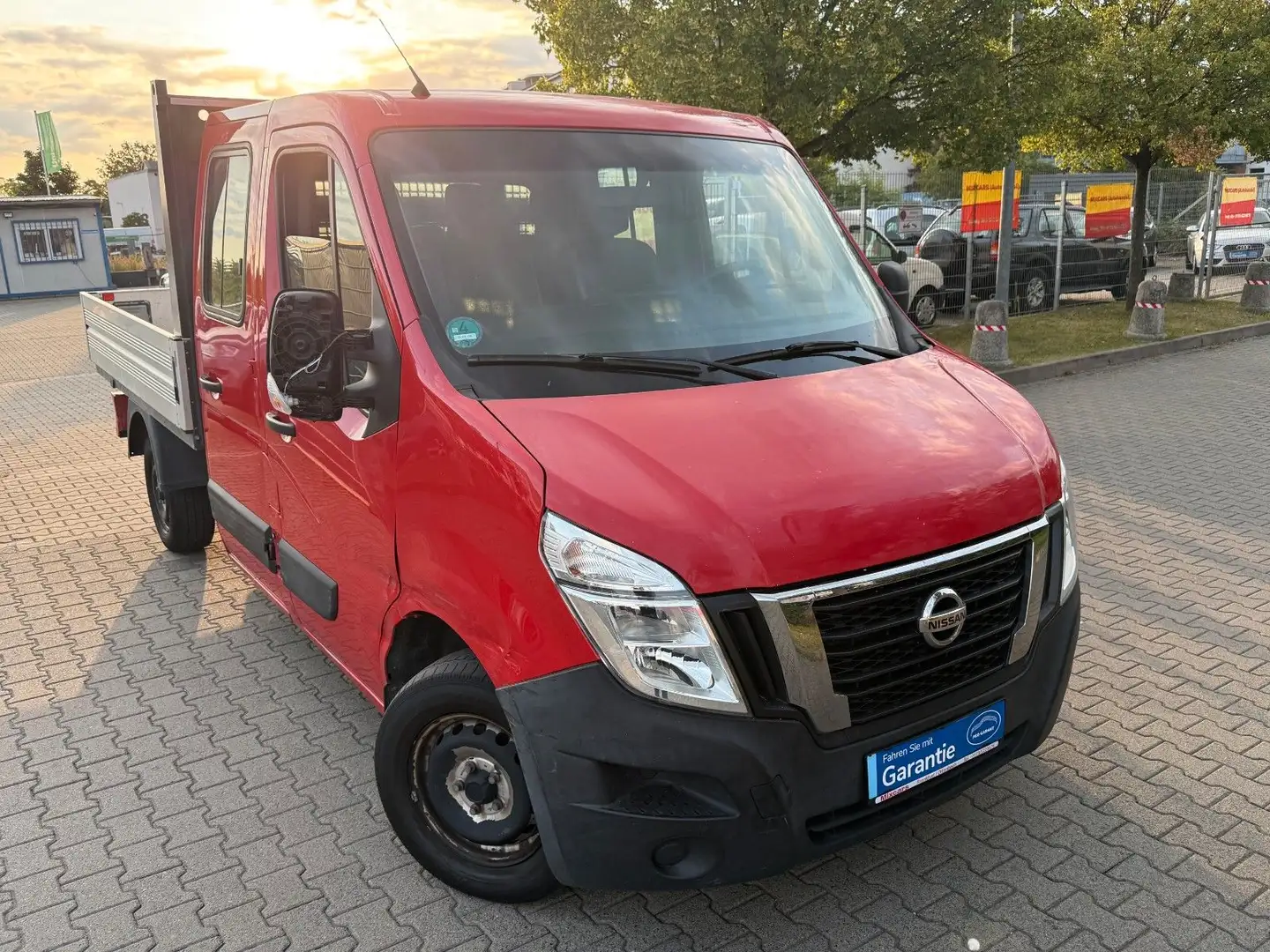 Nissan NV400 Pritsche Doppelkabine L2H1 3,5t**7.SITZE** Rot - 1