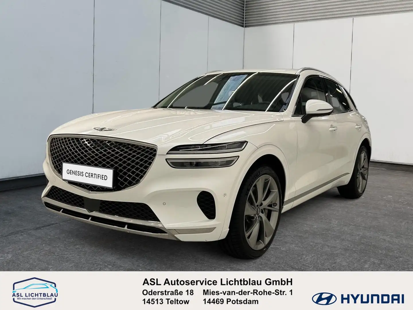 Genesis GV70 2.5 T Luxury AWD Electronic Limited Slip Differ... Белый - 1