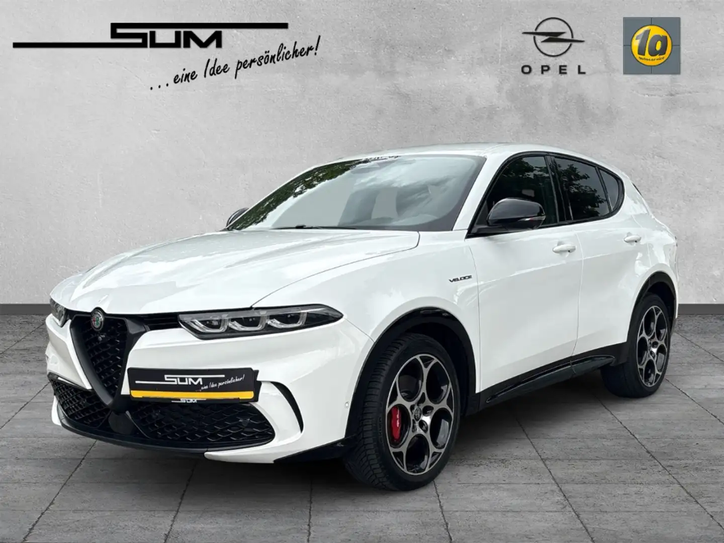 Alfa Romeo Tonale Veloce Mild Hybrid 1.5 AD Leder LED Sperre ACC El. Blanc - 1