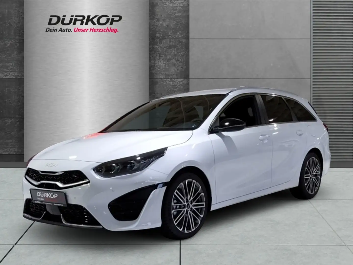 Kia Ceed SW / cee'd SW 1.5T 140 DCT7 GT LINE Technologie- Perf.-Paket Nav Weiß - 1