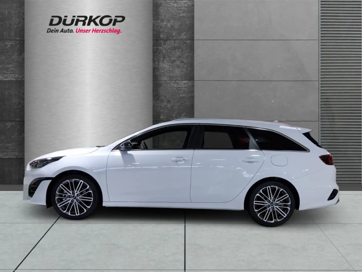 Kia Ceed SW / cee'd SW 1.5T 140 DCT7 GT LINE Technologie- Perf.-Paket Nav Weiß - 2