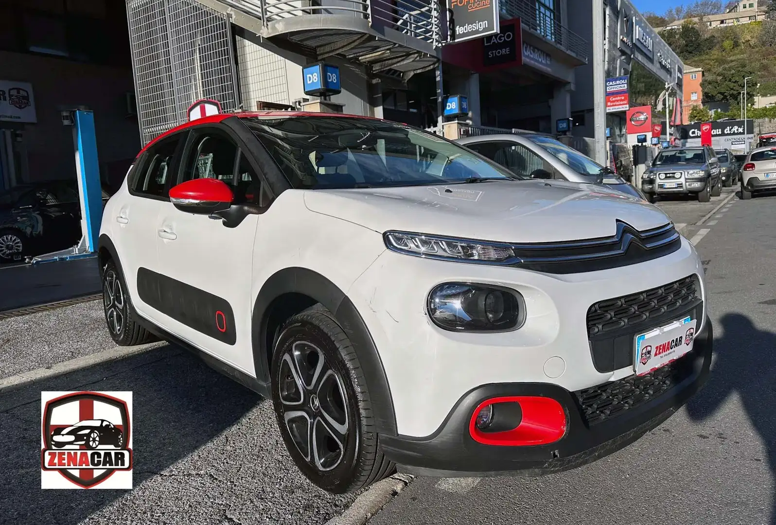 Citroen C3 C3 III 2017 1.2 puretech Shine s Blanc - 2