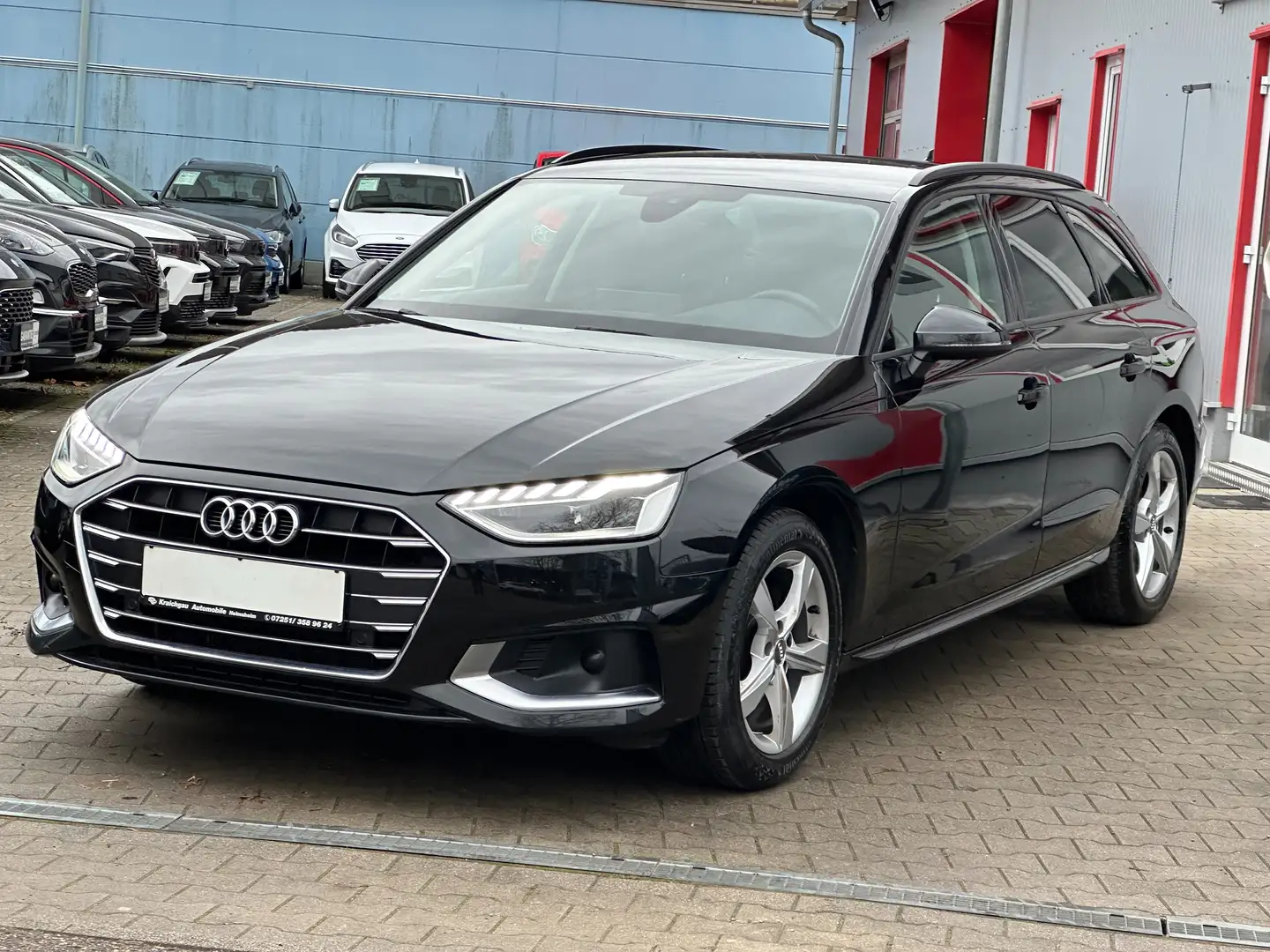 Audi A4 30 TDI*TüV Neu*AHK*LED*Klima*Navi*Sitzhzg*SR+WR Schwarz - 1