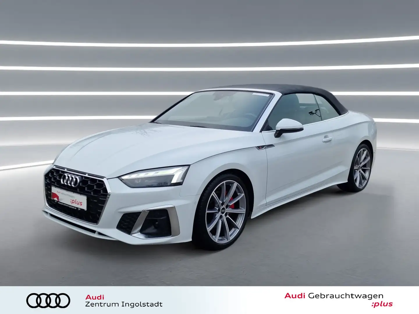 Audi A5 Cabriolet 40 TFSI qu S line MATRIX NAVI Kam. Weiß - 1