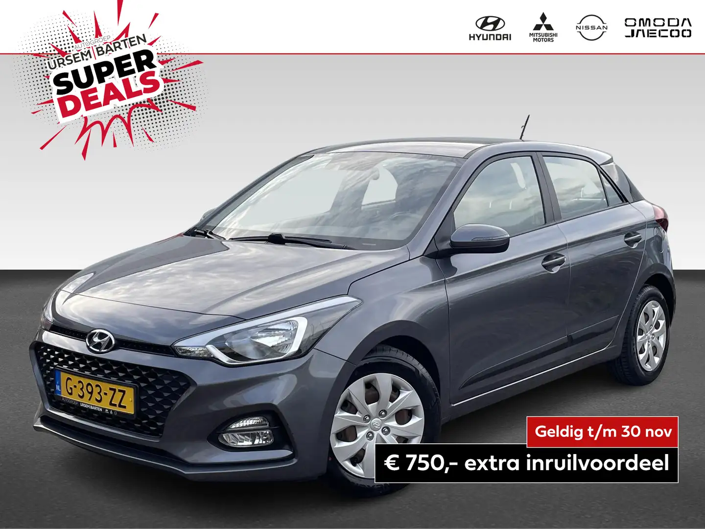 Hyundai i20 1.0 T-GDI Comfort | Airco | Cruise control Grijs - 1
