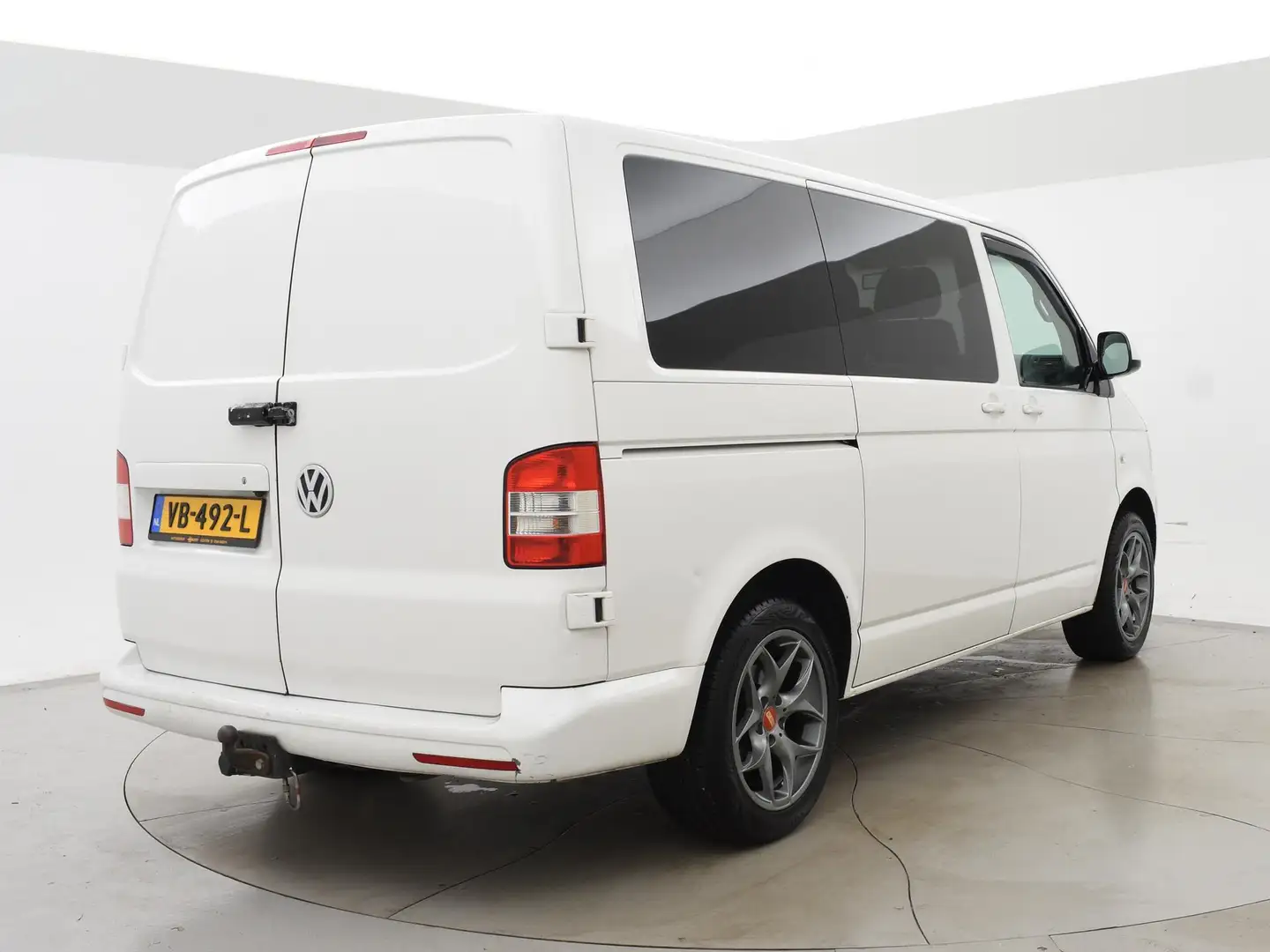 Volkswagen T5 Transporter 2.0 TDI L1H1 6-PERS. DUBBEL CABINE + 18 INCH | AIR Blanco - 2