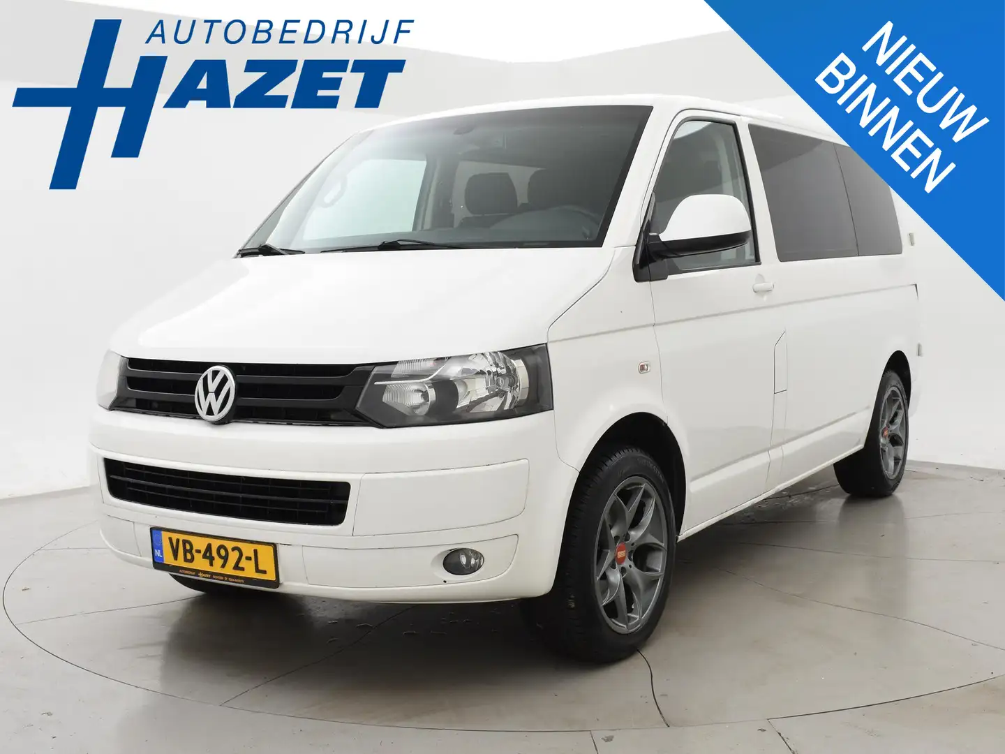 Volkswagen T5 Transporter 2.0 TDI L1H1 6-PERS. DUBBEL CABINE + 18 INCH | AIR Blanco - 1