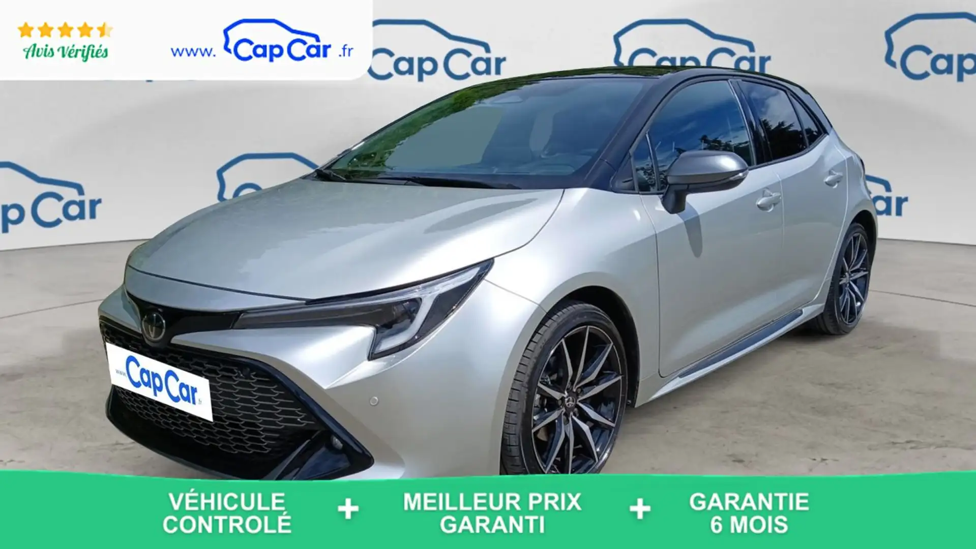 Toyota Corolla XII 1.8 VVT-i 140 Hybrid CVT GR Sport - Garantie c Gris - 1
