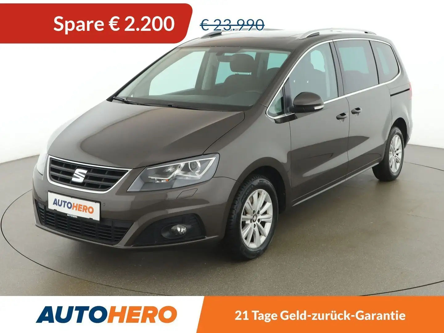 SEAT Alhambra 2.0 TDI Executive Braun - 1