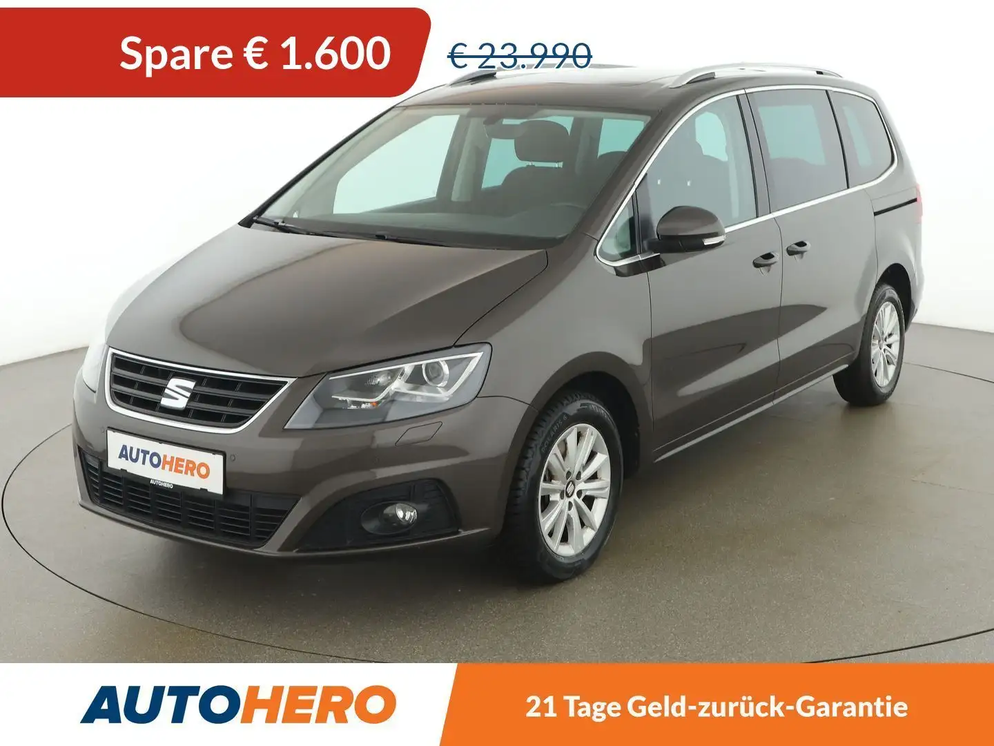 SEAT Alhambra 2.0 TDI Executive Braun - 1