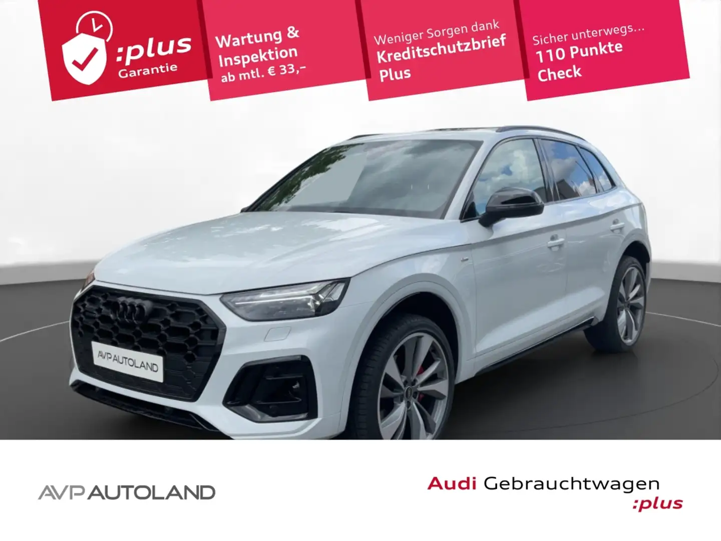 Audi Q5 40 TDI quattro S tronic S line | MMI NAVI+ | Weiß - 1