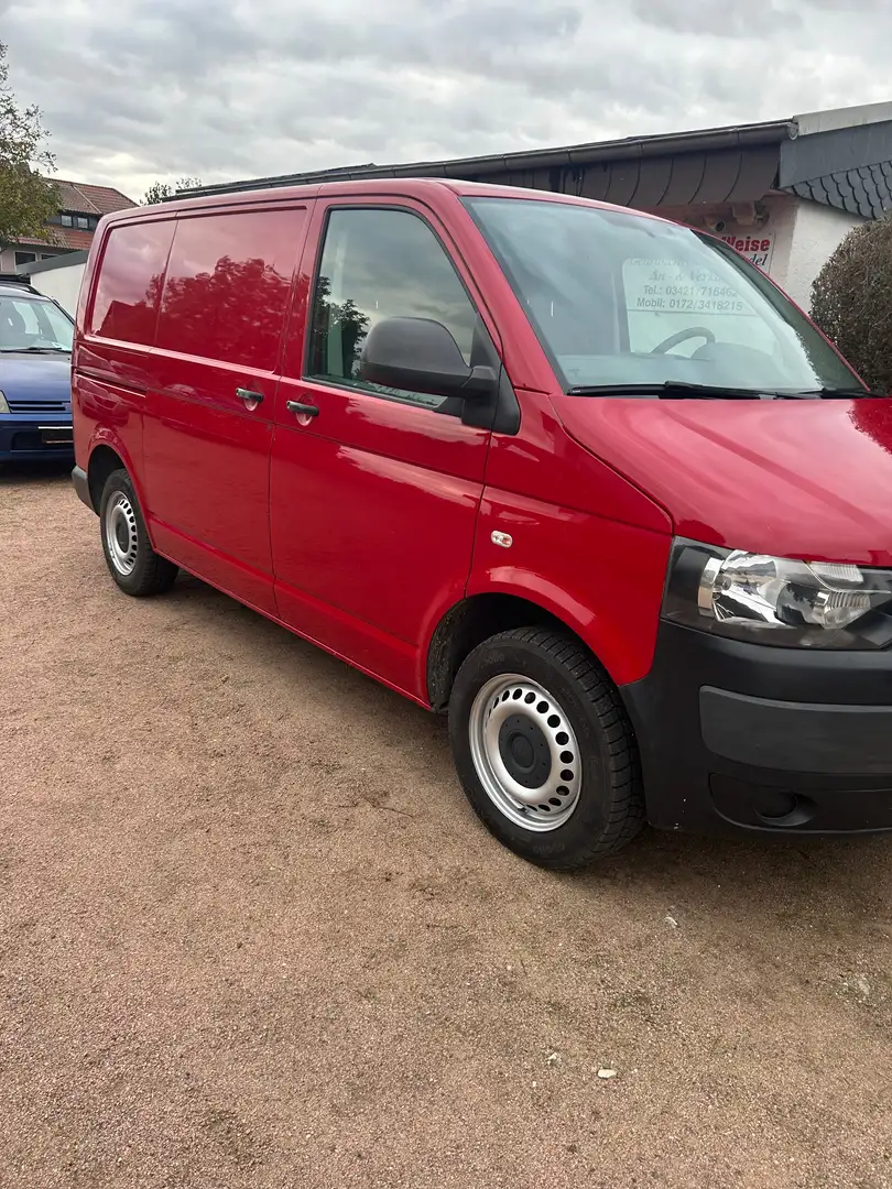 Volkswagen T5 Transporter Kasten Rot - 2