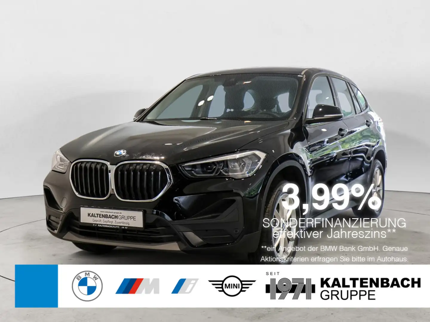 BMW X1 sDrive18i Advantage FACEL. LED NAVI SHZ Zwart - 1