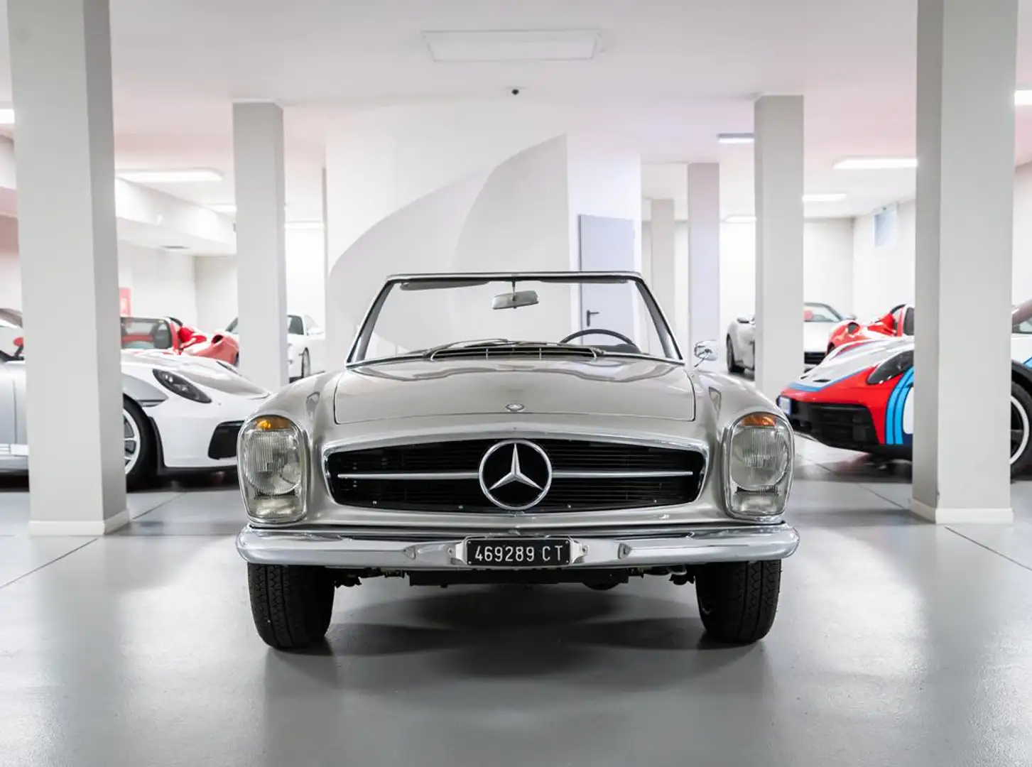 Mercedes-Benz SL 250 PAGODA W113 -ITALIANA-CAMBIO MANUALE A 5 MARCE Silber - 2