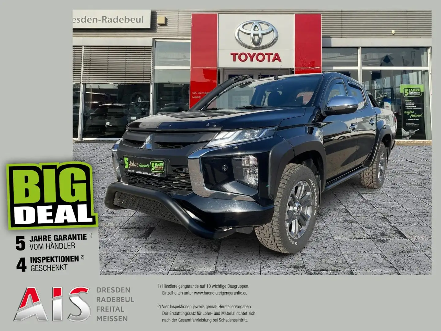 Mitsubishi L200 4x4 2.2 DI-D Doppelkabine Spirit StandHz*AHK Negro - 1