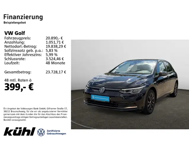 Volkswagen Golf VIII 2.0 TDI DSG Active Navi,AHK,Kamera