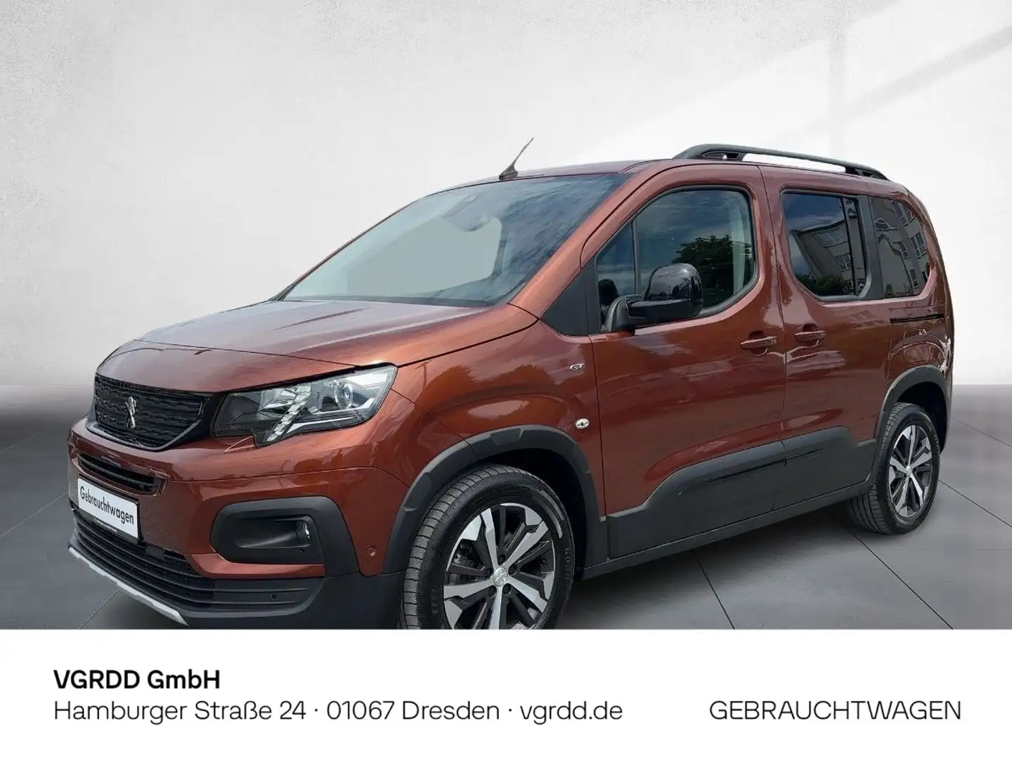 Peugeot Rifter Allure 1.2 GT AUT AHK KAMERA ACC SITZHZG Brun - 1