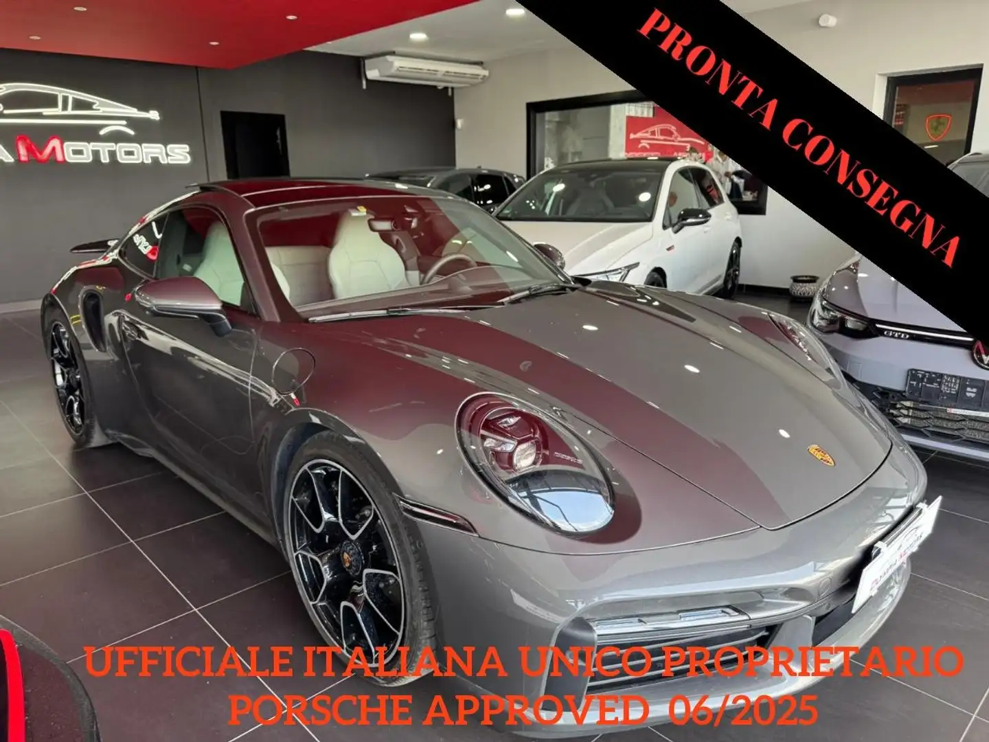 Porsche 911 COUPE 3.7 TURBO S 650CV TETTO PASM MATRIX KAMERA Gris - 1