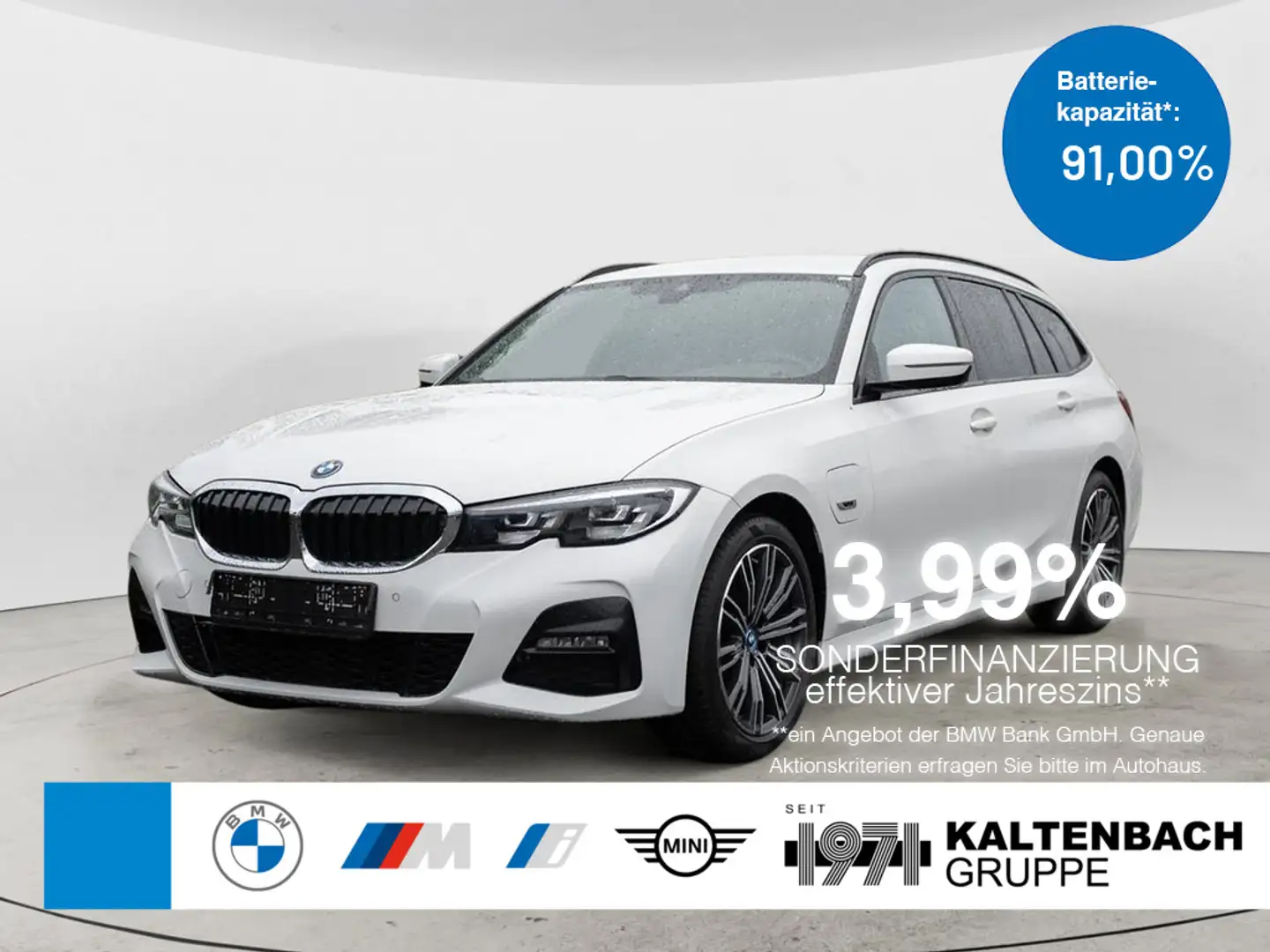 BMW 320 e Touring M-Sportpaket AHK LED W-LAN NAVI Blanc - 1