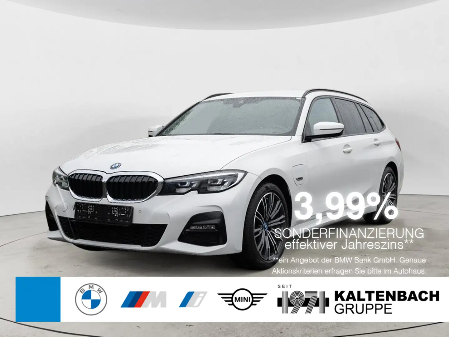 BMW 320 e Touring M-Sportpaket AHK LED W-LAN NAVI Bianco - 1
