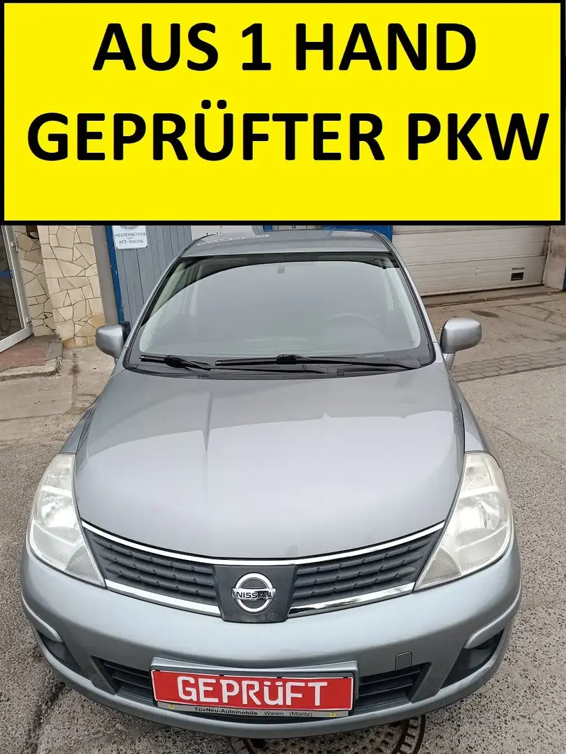 Nissan Tiida WERKSTATTGEPRÜFTER PKW, AUS OPIS´S GARAGE Сірий - 1