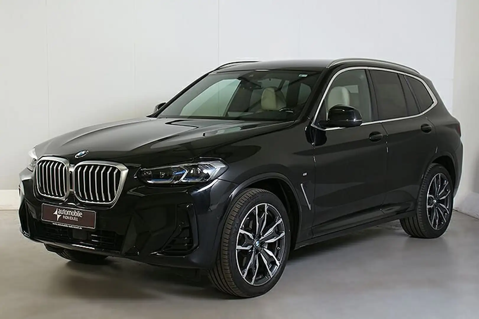 BMW X3 xDr.20d M Sportpaket AHK Laser ACC HuD LiveCo Noir - 2